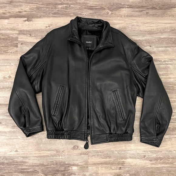 Marc Jacobs Other - Marc Designer Leather Genuine Moto Jacket - Large - Like New